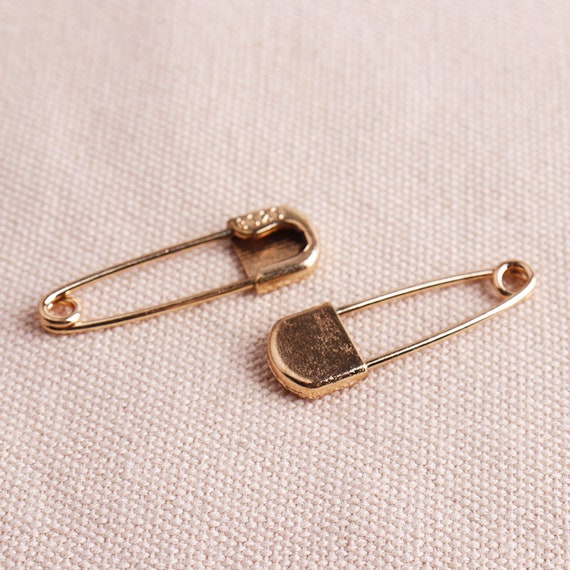 15pcs Rose Gold Safety Pin,small Safety Pins 359mm ,metal Sewing Supplies,  Clothing Making 