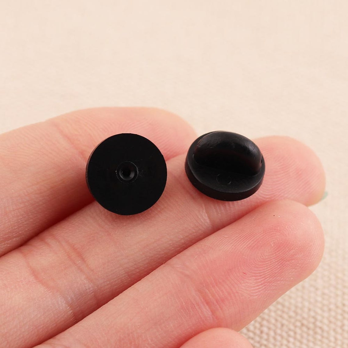 30pcs Black Rubber Enamel Pin Backs 12mm Plastic Pin Back Etsy