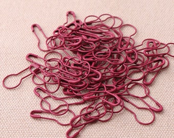 100st veiligheid pinnen kleine 23 * 9mm peervormige pinnen metalen veiligheid pinnen steek markeringen naaien maken