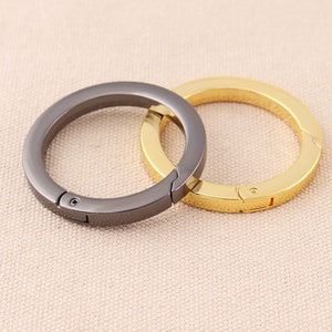 4pc flat push gate ring 42*32mm o-rings gate ring spring ring clasp push gate o ring Push Snap Hooks