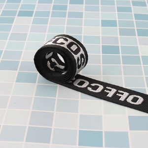 25mm 1" cinta de nylon patrón cinta de clas para llaveros, correas de monedero, accesorios de ropa de bolsa de cordón de cinturón