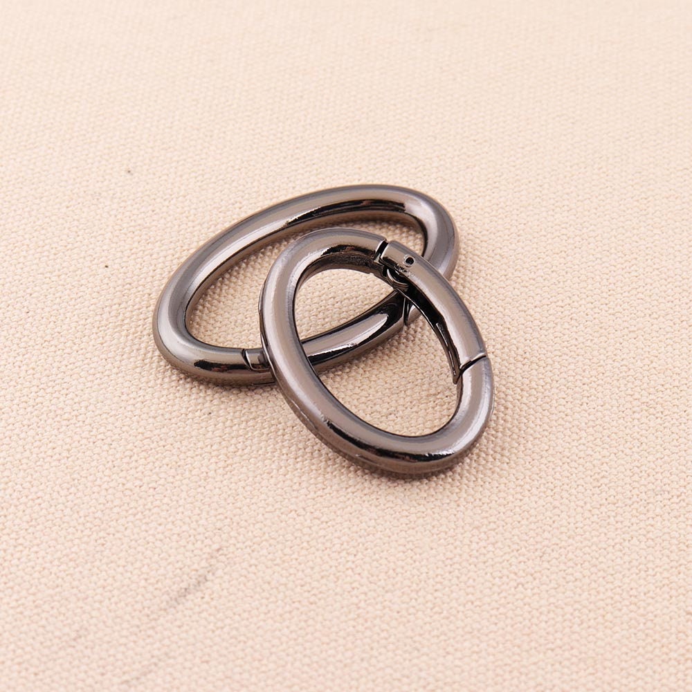4pcs Black Oval Spring Gate Ring on Multi Sizes 48mm38mm - Etsy