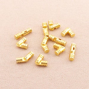 10pcs Small 18mm long Brass Barrel Hinge Dia 5mm Wooden box Hinge Dollhouse Hinges - Miniature Hinges