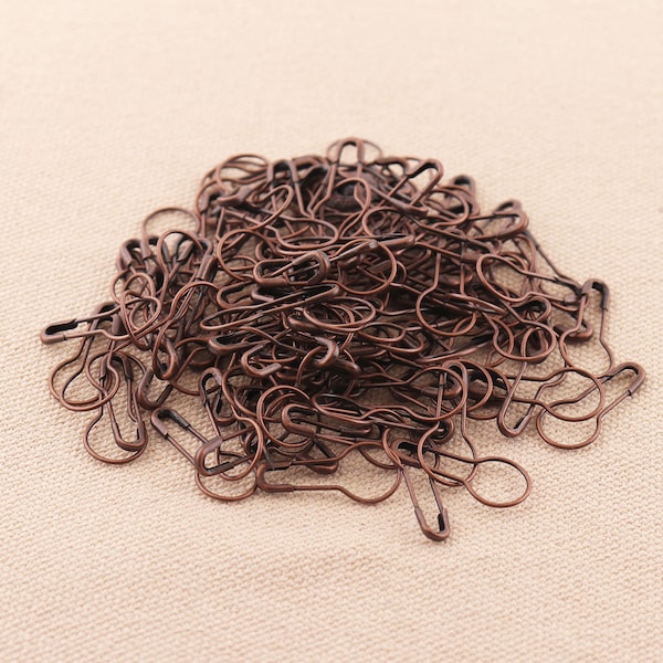 Copper Safety Pins Etsy