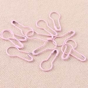 Mini bulbo de seguridad pines 100pcs 21 * 9mm rosa pernos de seguridad de punto pasadores chal pins colgar etiquetas de seguridad pines de seguridad suministros de seguridad