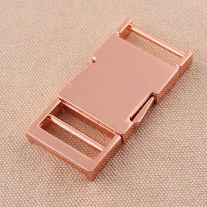 2pcs/lot Rose gold 1&quot;25mm Quick Side Release Buckles strap buckles for belt bag garment backpack DIY accessories