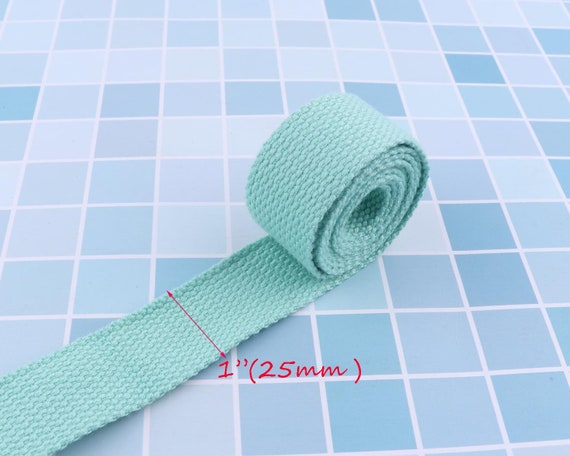 Sangle Nylon 25mm Bleu Clair - Rouleau De 10 Yards (9m), Marque Uxcell, Neuf
