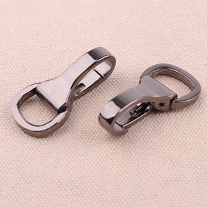 Gunmetal Swivel hook 40mm Trigger snap hooks For keychains purse hook strap clasp Push gate hook Swivel Clasps