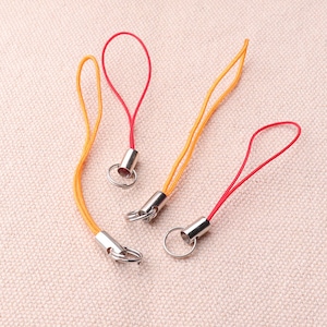 200 Stück Handy Riemen Gelb Oder Rot Farbe Phone Lanyards Straps Charms