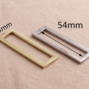 Flat Metal Rectangle Buckle,2