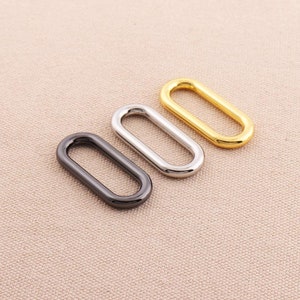 4pcs 32mm Oval Rings Purse Handbag Metal Oval Buckle Ring High quality Making Hardware Supplies