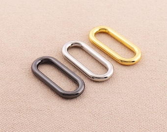 4pcs 32mm Oval Rings Purse Handbag Metal Oval Buckle Ring High quality Making Hardware Supplies