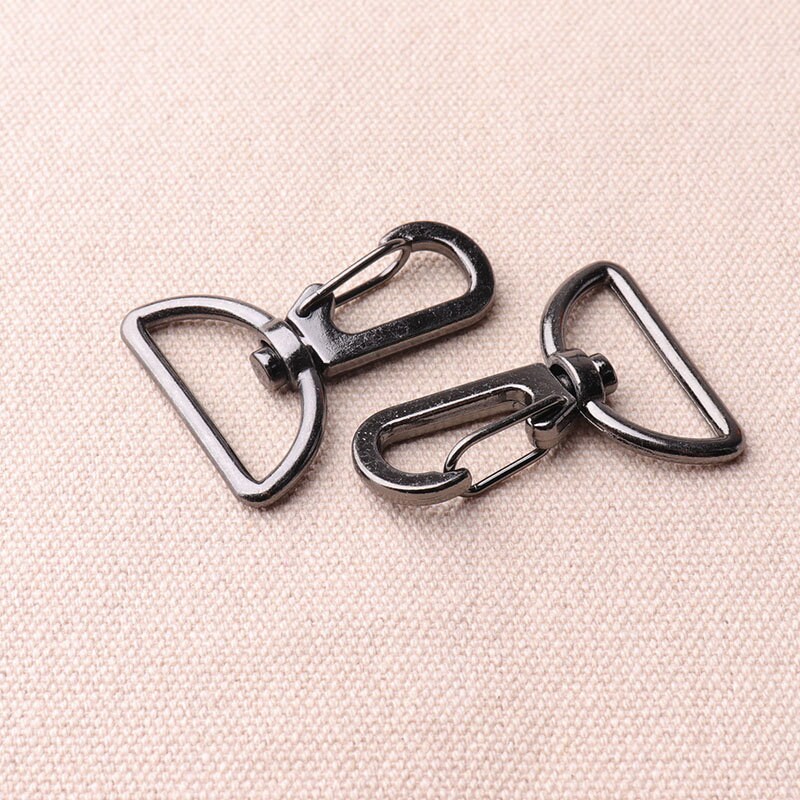 10pcs Black Swivel Clasp 40mm Swivel Snap Hooks Trigger Push Gate Snap ...