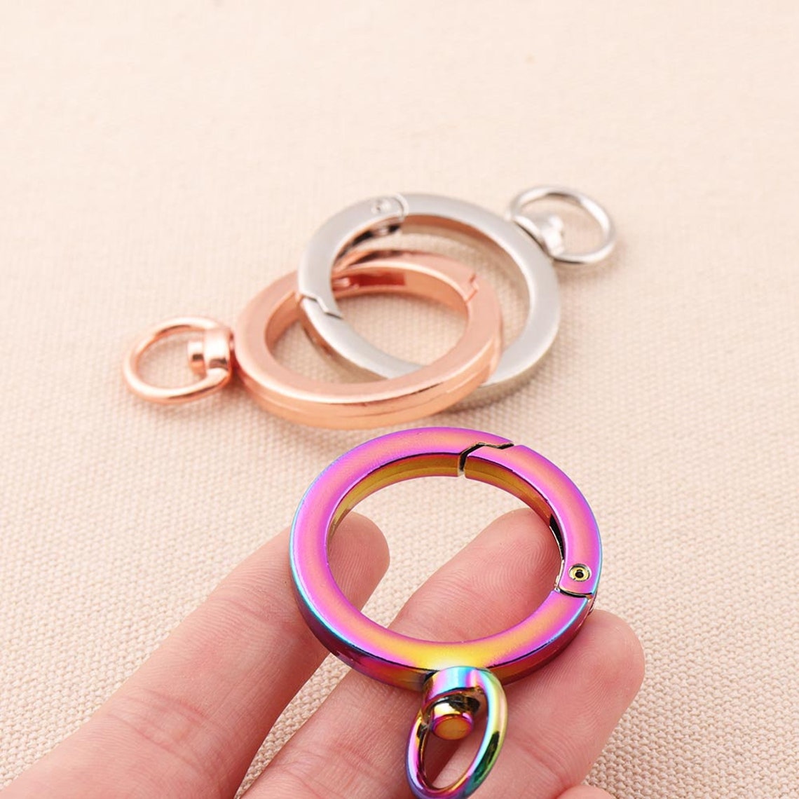 Swivel Clasp 50mm35mm Trigger Snap Hook Push Gate Snap Etsy