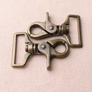 2pcs Large 57mm Antique Bronze Lobster Clasp Swivel Clasp Snap Hook For DIY Making Or Other Craft