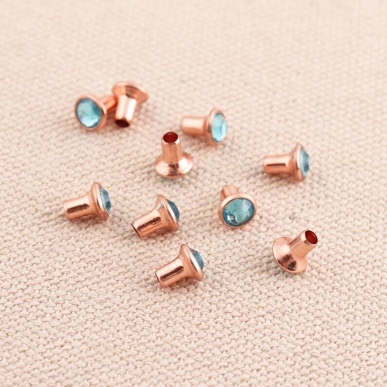 76mm Gold& White Rivets hollow Rivets Studs for Leather Etsy