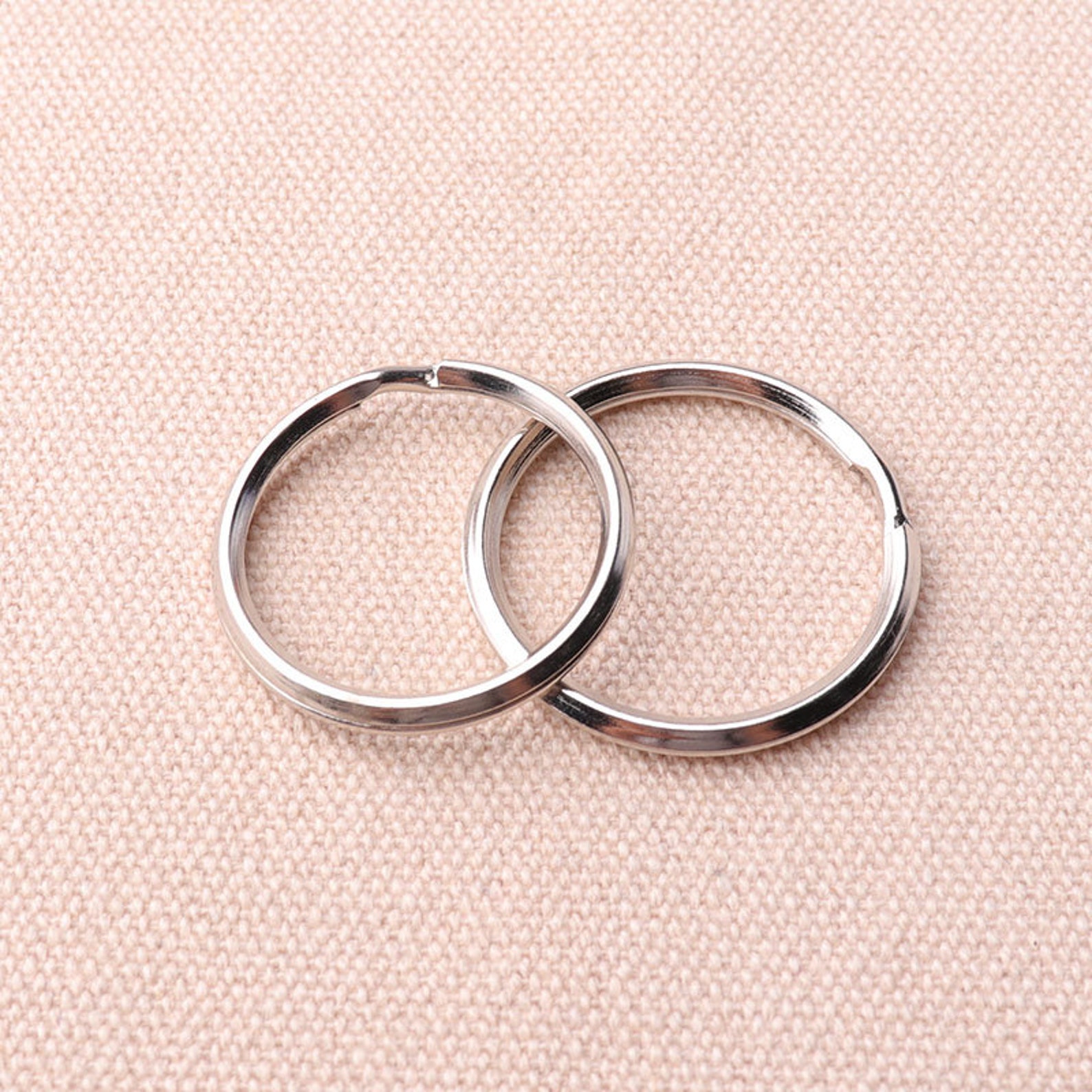 20pcs Silver Split Rings Key Rings Keychain Rings Split Rings | Etsy