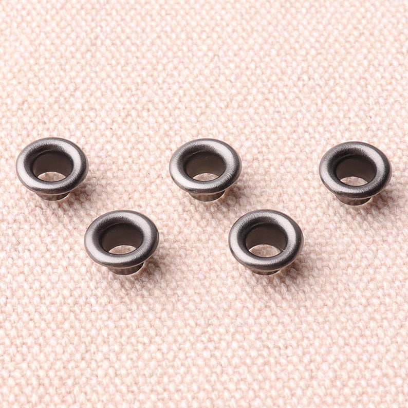 100pcs Gun Black Eyelets Grommets 8mm Grommet Eyelet for Bead Etsy