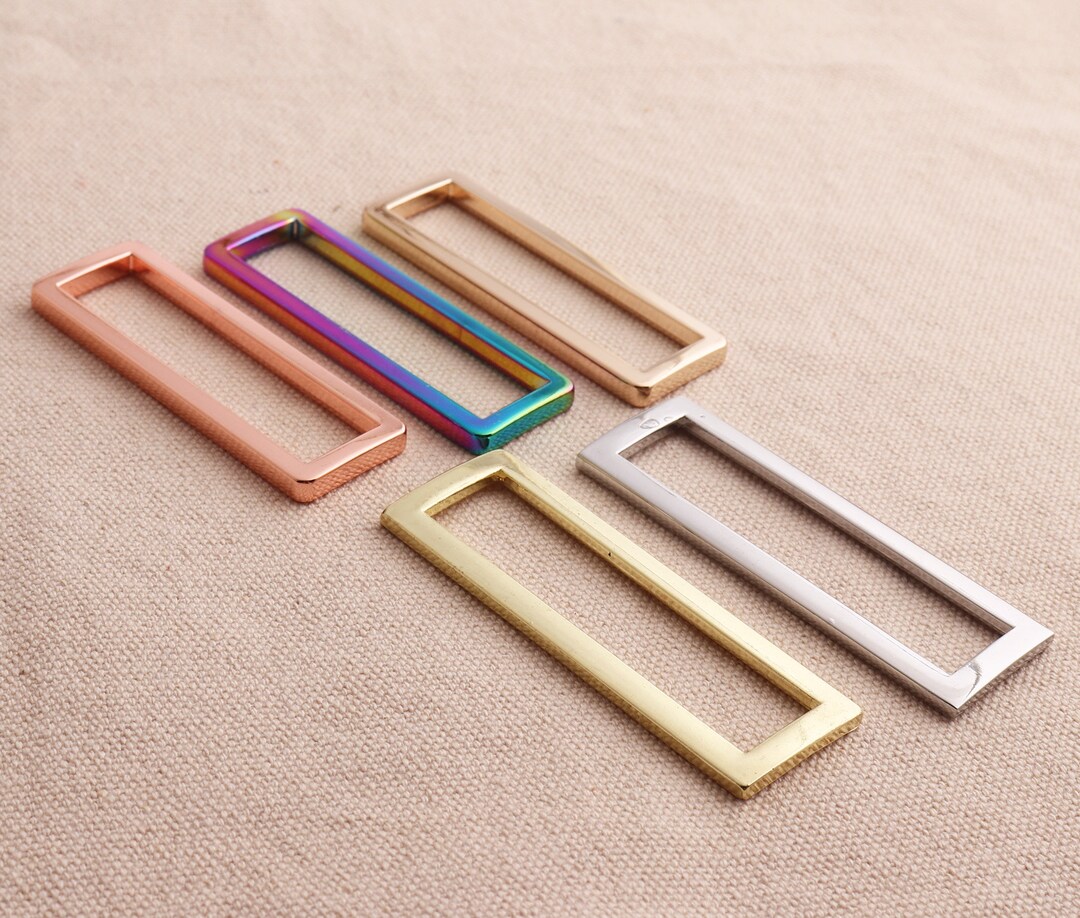 Flat Metal Rectangle Buckle,2
