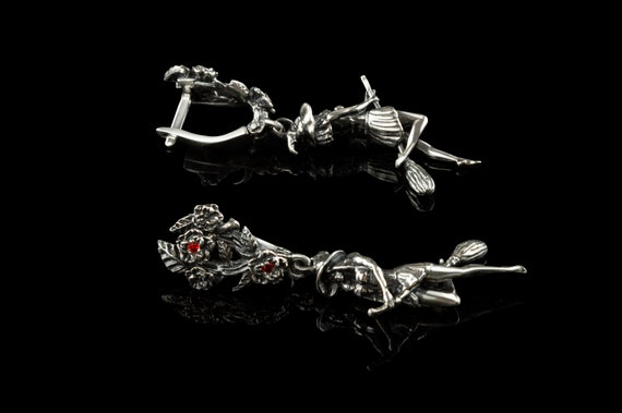 Ciondolo Strega Argento 925 NKlaus Ciondolo Strega Su Scopa - Argento