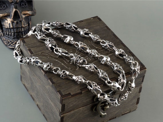 Skull biker online chain