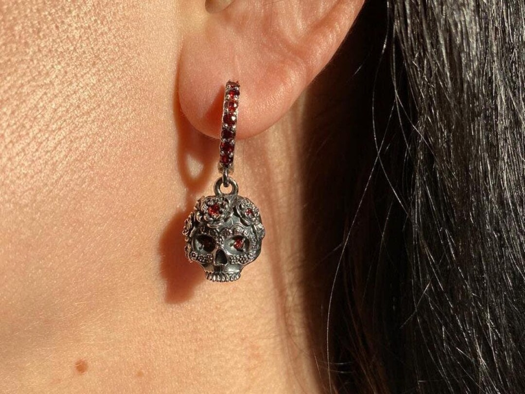 Orecchn Pendent n Argento Sterlng Con Petre Natural Fatte a Mano