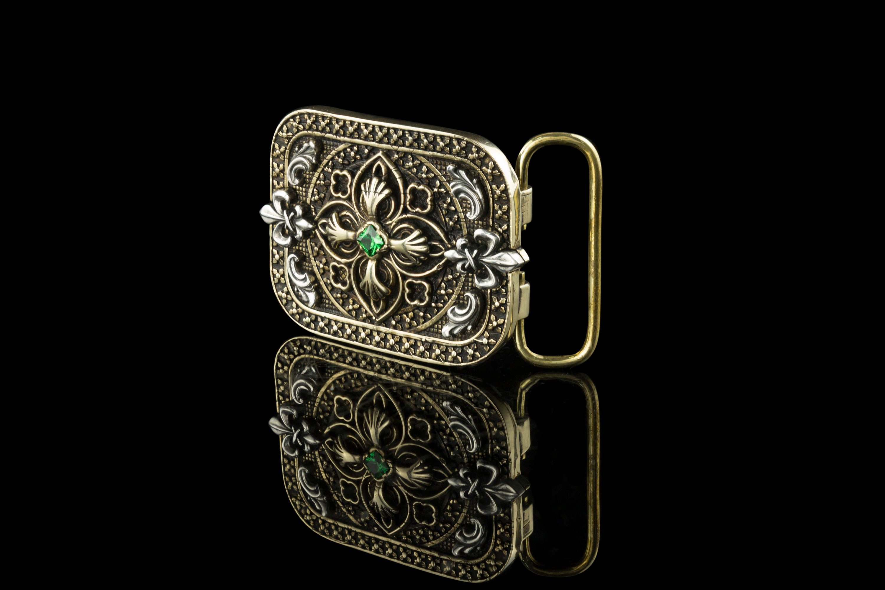 sterling silver belt buckle mens