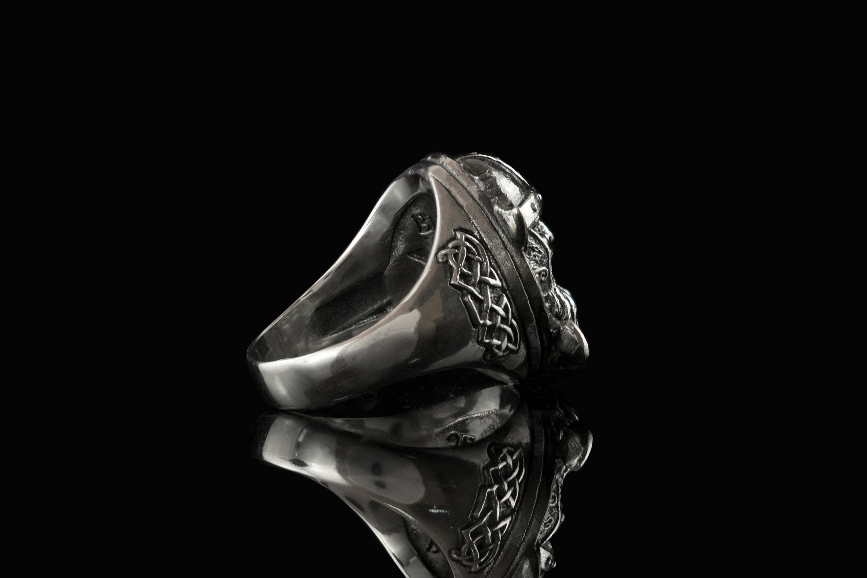 Thor Ring Silver Viking Ring Celtic Silver Ring Thor Hammer - Etsy