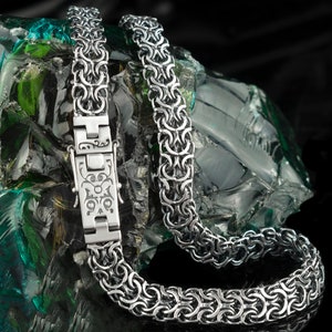 Bold 12mm Silver Men&#39;s Necklace - Modern Heavy Chain Jewelry for Him