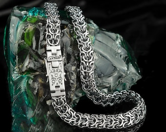Bold 12mm Silver Men&#39;s Necklace - Modern Heavy Chain Jewelry for Him