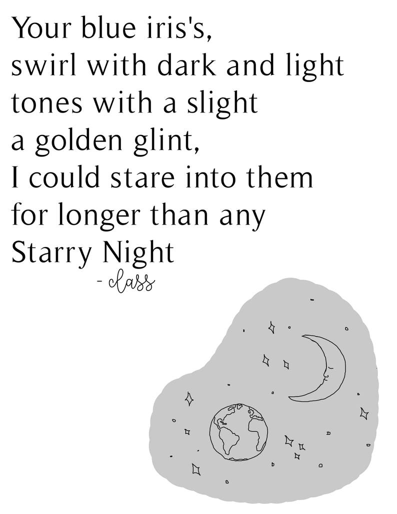 Class Starry Night Print image 1