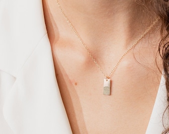Custom Fingerprint Multi Bar Necklace: Sterling Silver Remembrance Gift