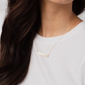 Actual Heartbeat Necklace • EKG Heart Rhythm Necklace • Heartbeat Bar Necklace • Ultrasound EKG