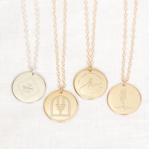 Corporate Gifts • Logo Necklace • Custom Logo • Company Logo Gifts • Your Logo Here • Thank you Gifts • Personalized Logo • Business Logo
