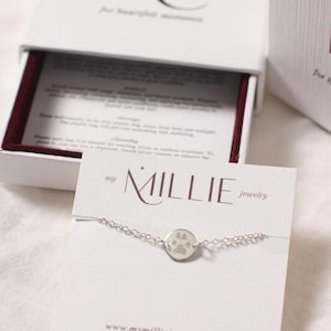 Collar personalizado con huella dactilar: Joyería con huella del pulgar, Regalo conmemorativo imagen 9