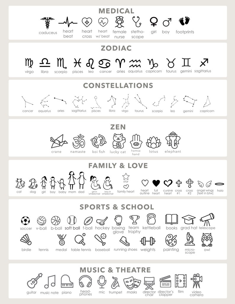 SYMBOL & FONT CHARTS image 3