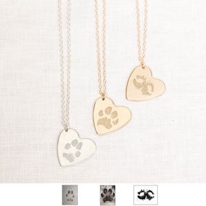 Actual Nose Print Necklace Dog Nose Print Jewelry Memorial Pet Jewelry Dog Loss Necklace Dog Mom Necklace image 2