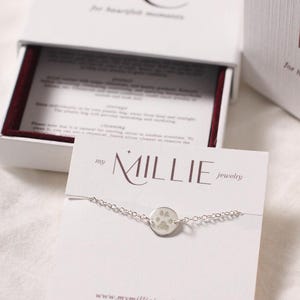 Custom Fingerprint Necklace: Thumbprint, Handwriting Memorial Keepsake image 8