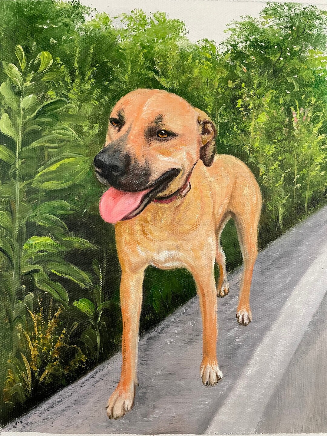 Custom Dog Painting, Personalized Pet Painting, Dog Portrait Custom, Cat Painting, Pet Oil