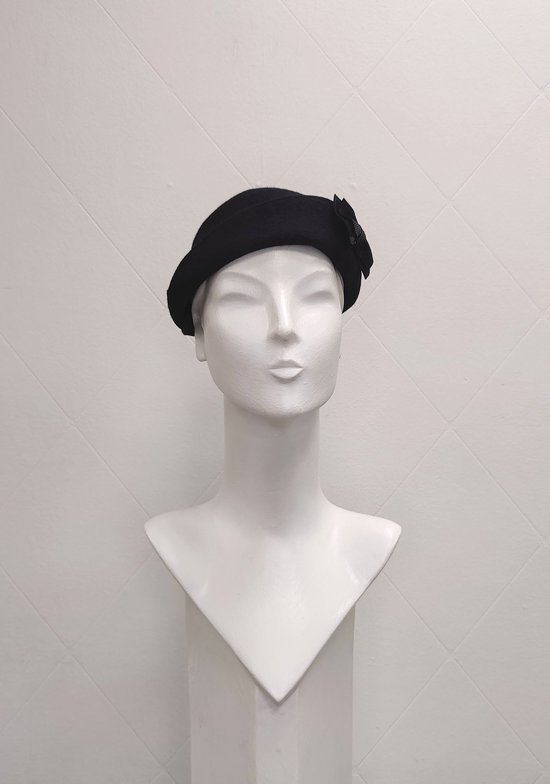 Handmade Navy Half Hat Formal Hat Occasion Hat Vintage Etsy