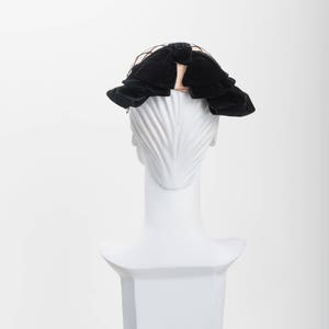 1950's Ladies Occasion Percher Tilt Hat 1940's hat for Goodwood Revival hat true vintage fashion hat mid century hat image 4