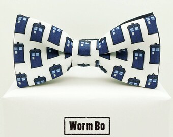 Tardis Bow tie, White bowtie, Doctor Who