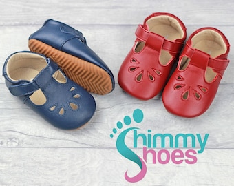 Dotty Fish Soft Leather Baby Toddler Infant Crawling Walking Shoes Non Slip Sole