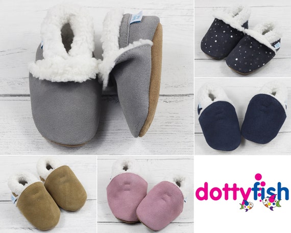 dotty fish slippers