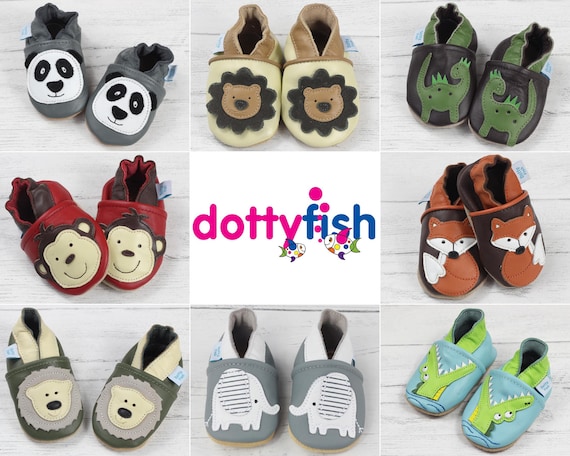 dotty fish slippers