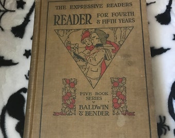 Cursed Book - Horribly Frightening "Ugly Little Creature Spirit". Antique Reader. 1911. For Those Experienced w/the Paranormal.