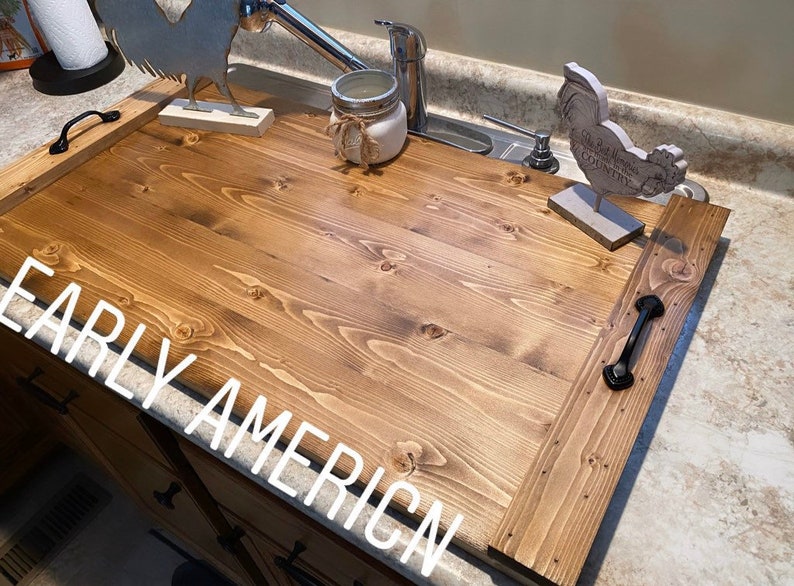 Kitchen Sink Cover With Handles Etsy Canada