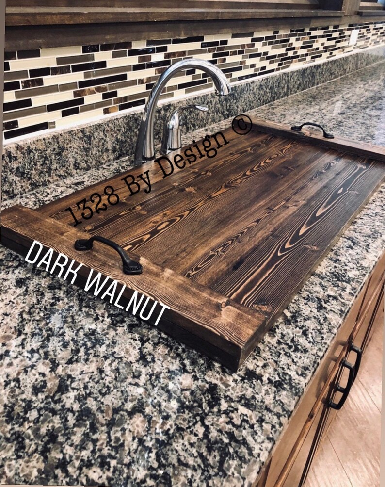 Kitchen Sink Cover With Handles Etsy Canada