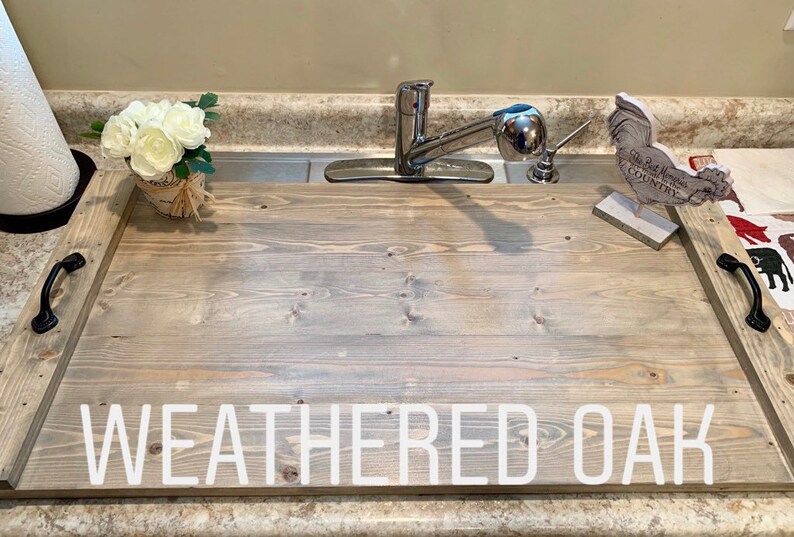 Kitchen Sink Cover With Handles Etsy Canada