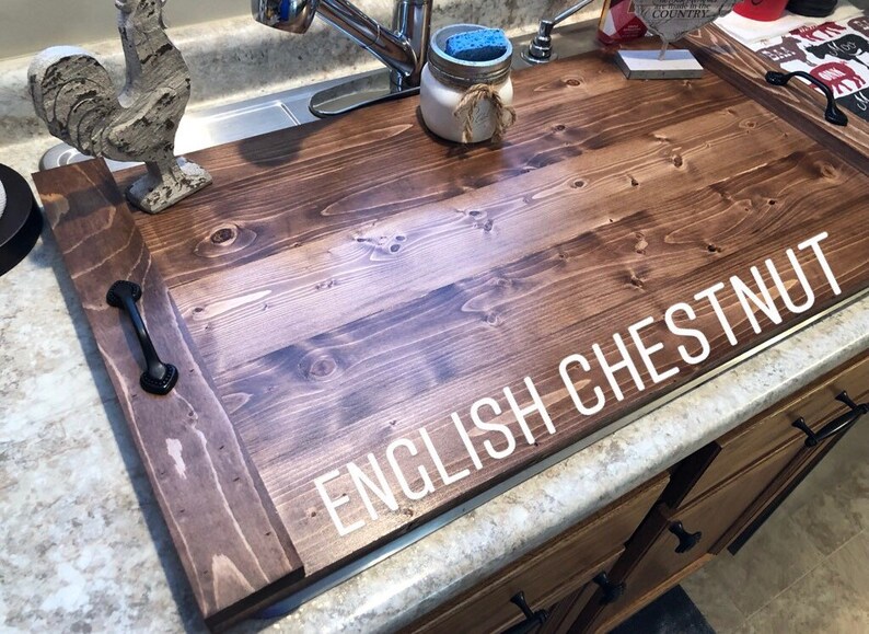 Kitchen Sink Cover With Handles Etsy Canada